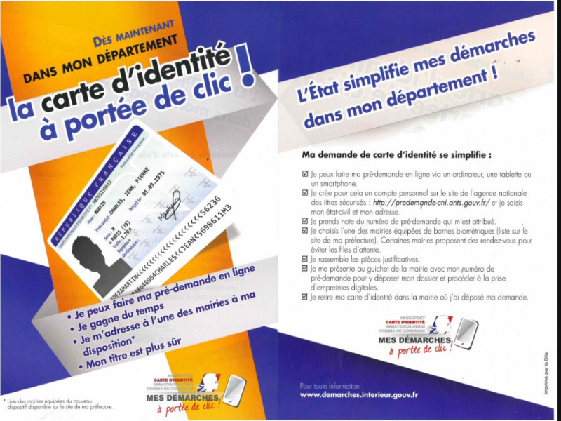 Cartes Nationales d'identité