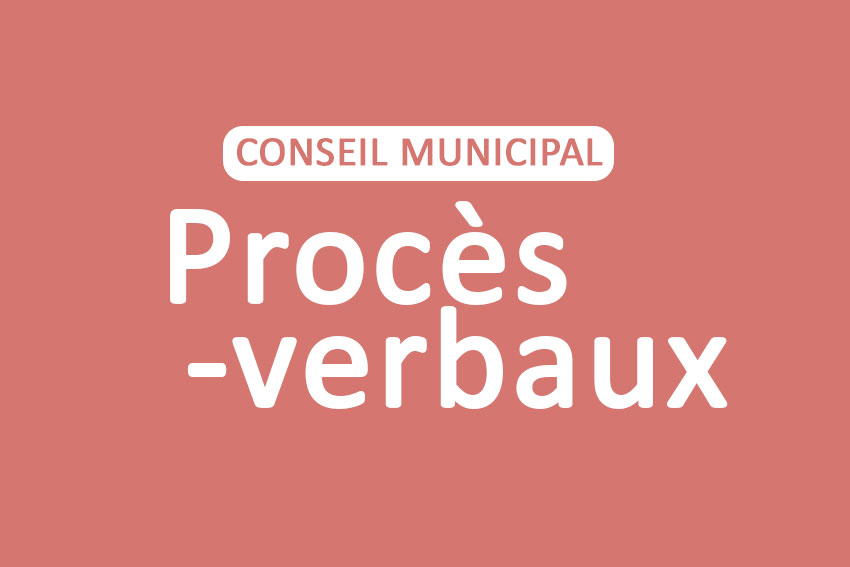 Procès-verbaux
